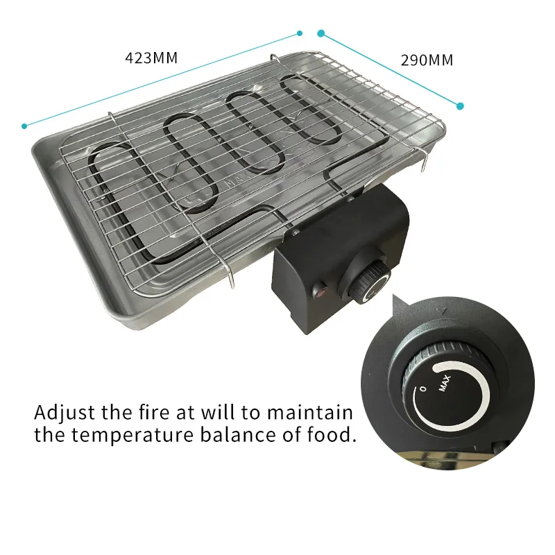 Two Side Table Outdoor Garden Large Barrel Shape Barbeque Grill for Picnic customizable Charcoal Bbq Smoker Barbecue Grill
