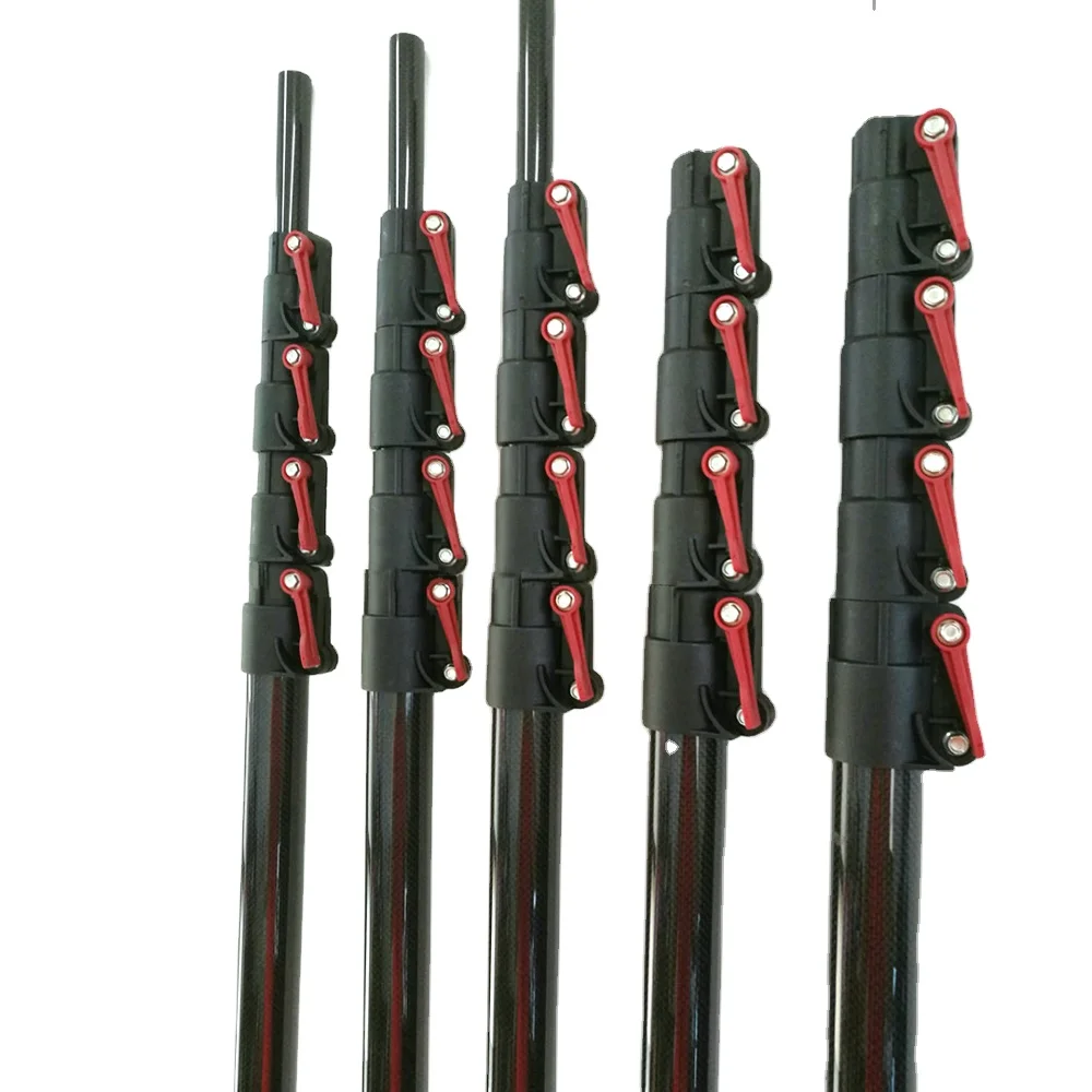 telescopic poles carbon fiber tube tubing for swimming pool