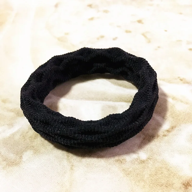 2022 New widened high elastic hair rope all-match fashion seamless towel ring tie hair rubber band hair ring