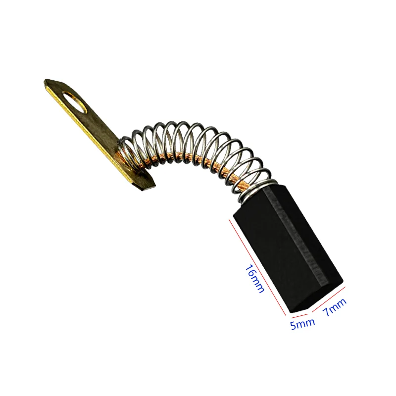 Motor Carbon Brush Car Fan Motor Special Carbon Brush 5x7 Silicon Rectifier Generator Carbon Brush
