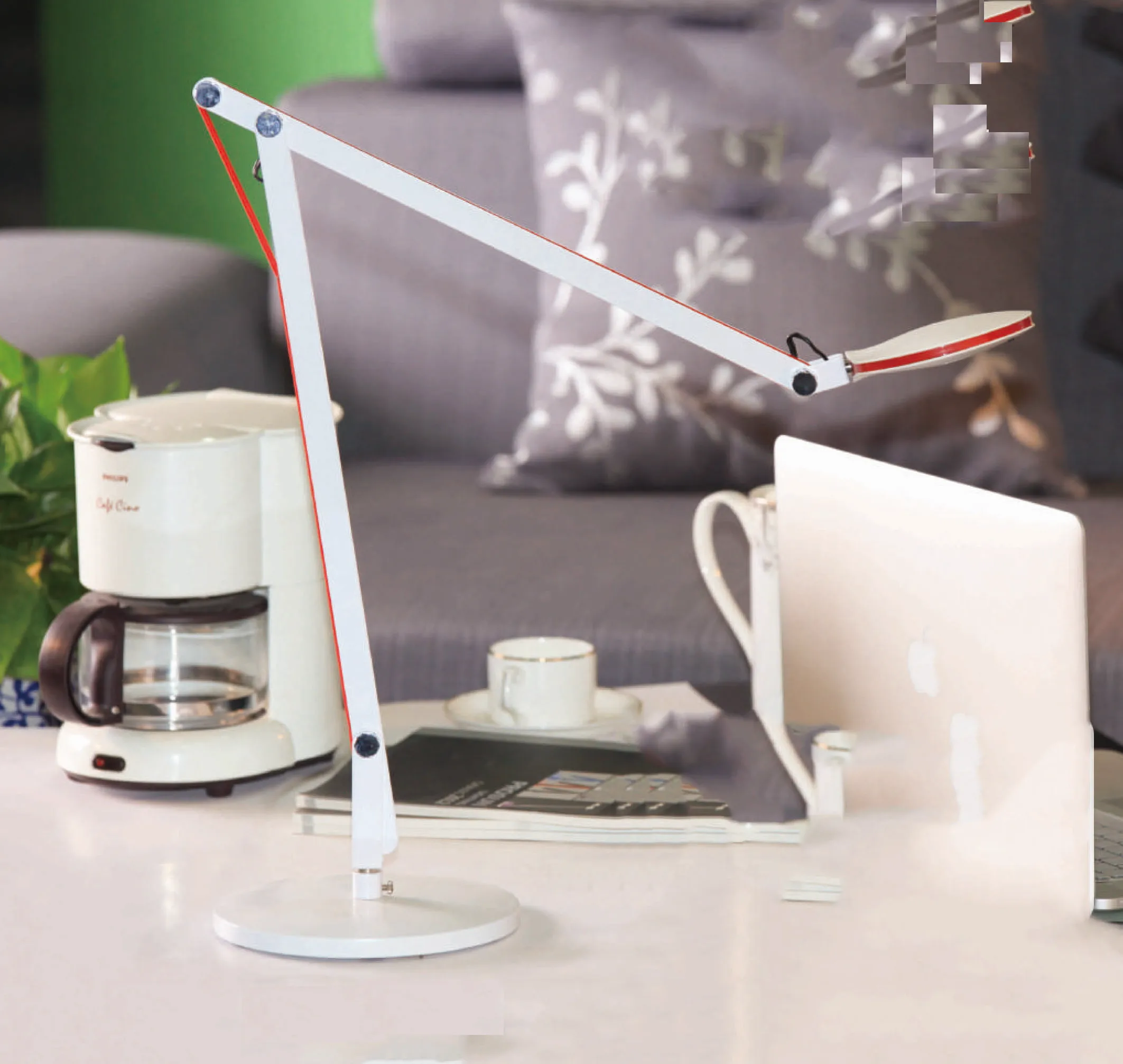
customized table lamp long swing adjustable modern desk lamp 