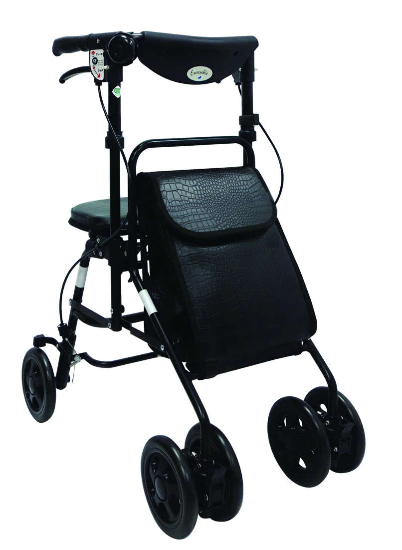 Japanese cheap supermarket lightweight shopping trolley with chair