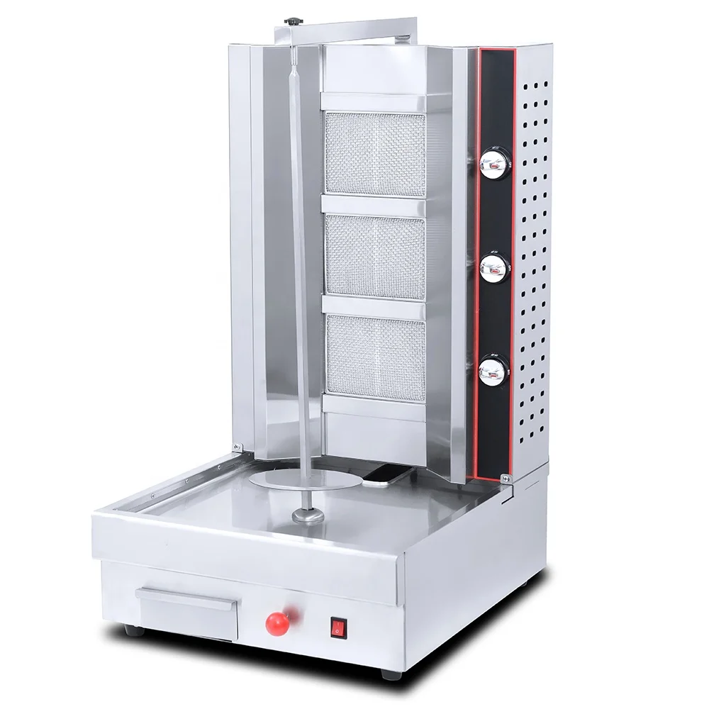 Gas 3-burner Kebab Machine/ doner machine/ shawarma machine For Sale