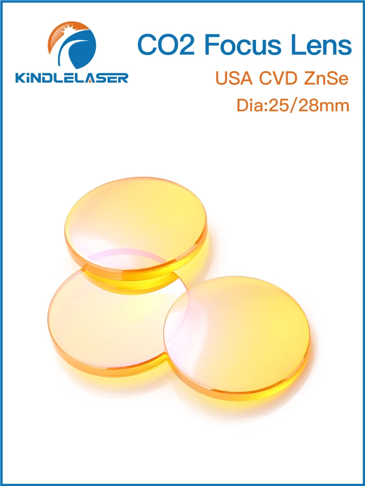 KINDLELASER c02 лазерный объектив CVD ZnSe фокус диаметр 25 мм 28 Co2