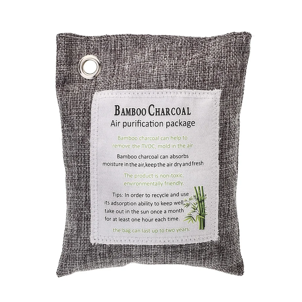 Activated air freshener Bamboo Charcoal Absorbent Odor Deodorizer Bag 200g for shoe