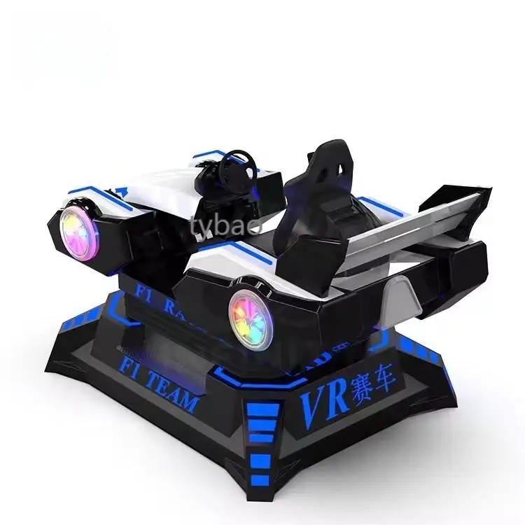 2024 New Design Virtual Reality Race Arcade Car Racing Driving Vr Games Seat Simulator Machine Vr Multiplayer For Kids