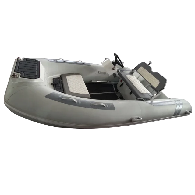 11ft Lake Rigid Orca Hypalon/PVC RIB360 Fiberglass Double Hull Inflatable Boat Dinghy