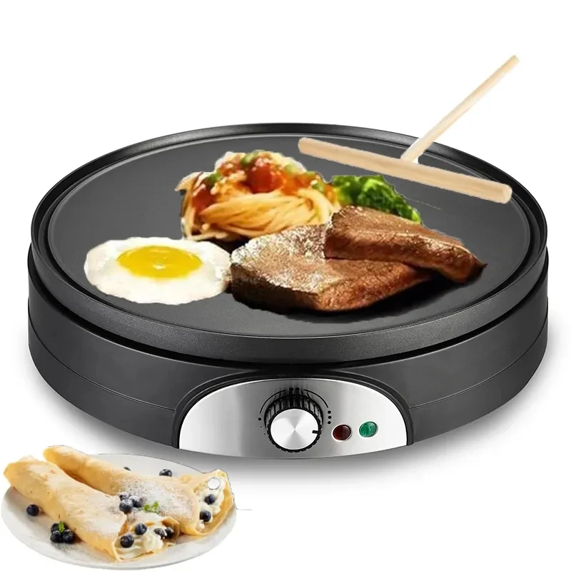Aifa Health and Home Crepe Maker 14.5 Inch Crepe Maker & Electric Griddle Non-stick Pancake Maker Crepe Pan