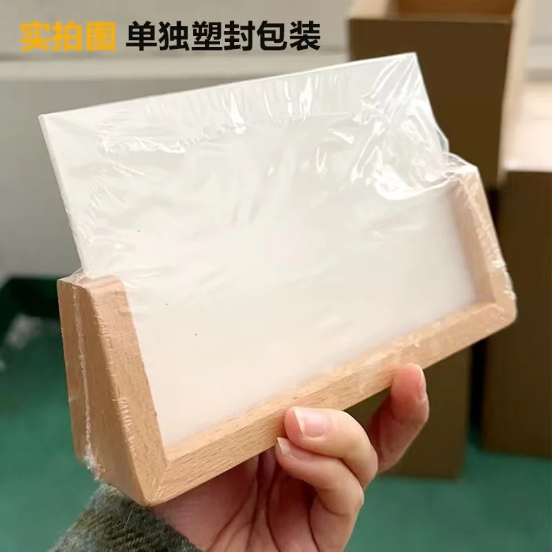 acrylic U-frame Creative setting Solid wood photo frame Wholesale custom logo