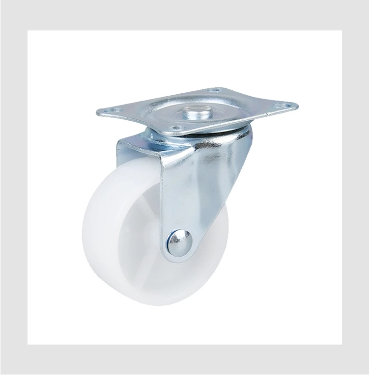 furniture caster wheel swivel style PP caster wheel 1/1.25/1.5/2/2.5/3 inch plastic wheels for furniture