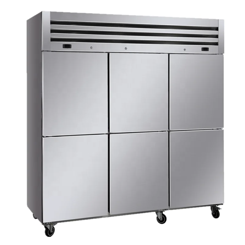 commercial upright kitchen refrigerators display fridge glass door restaurant freezer hotel chiller