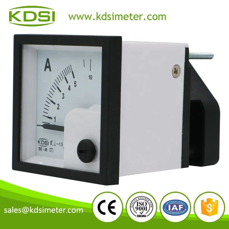 mini dc &ac analog meter 20 years Professional Manufacturer ammeter dc amps BE 48 AC 5A  ammeter
