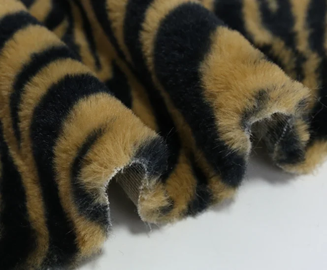 
good quality fake plush long pile faux rubbit fur hometextile fabric 