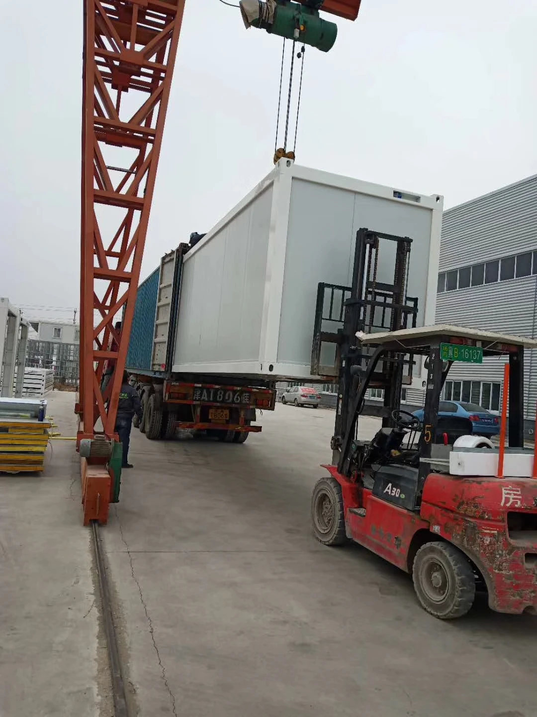 40ft Storage 2 Bedroom China Folding Expandable Container Prefab Living Container House