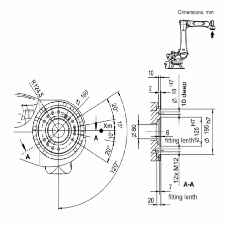 Автоматическая паллетизинг робот 6-осевой промышленное kuka KR 180 R3200 низкая цена для