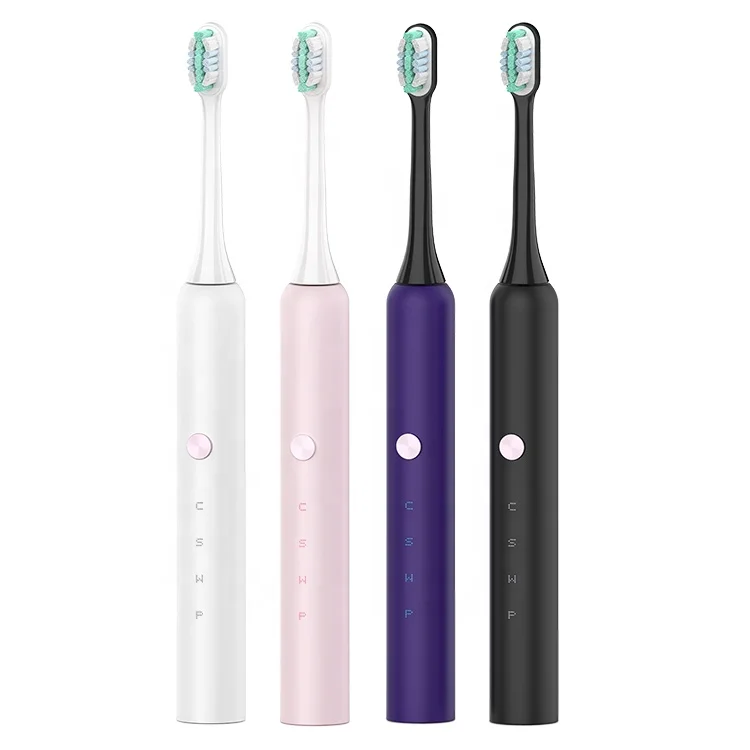 16mm slim design girl lady smart timing electric toothbrush USB Type C fast charging 3 hours 30 days sonic electric toothbrush
