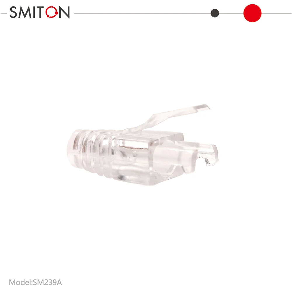 RJ45 Connector Cover Soft Plastic Boot Network 8P8C Modular Plug for CAT5e CAT6 cable