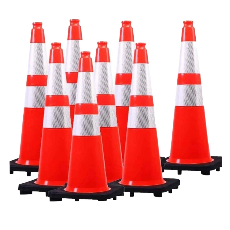 700 mm Reflective Traffic Cones Safety Plastic Cone Road PVC Cones