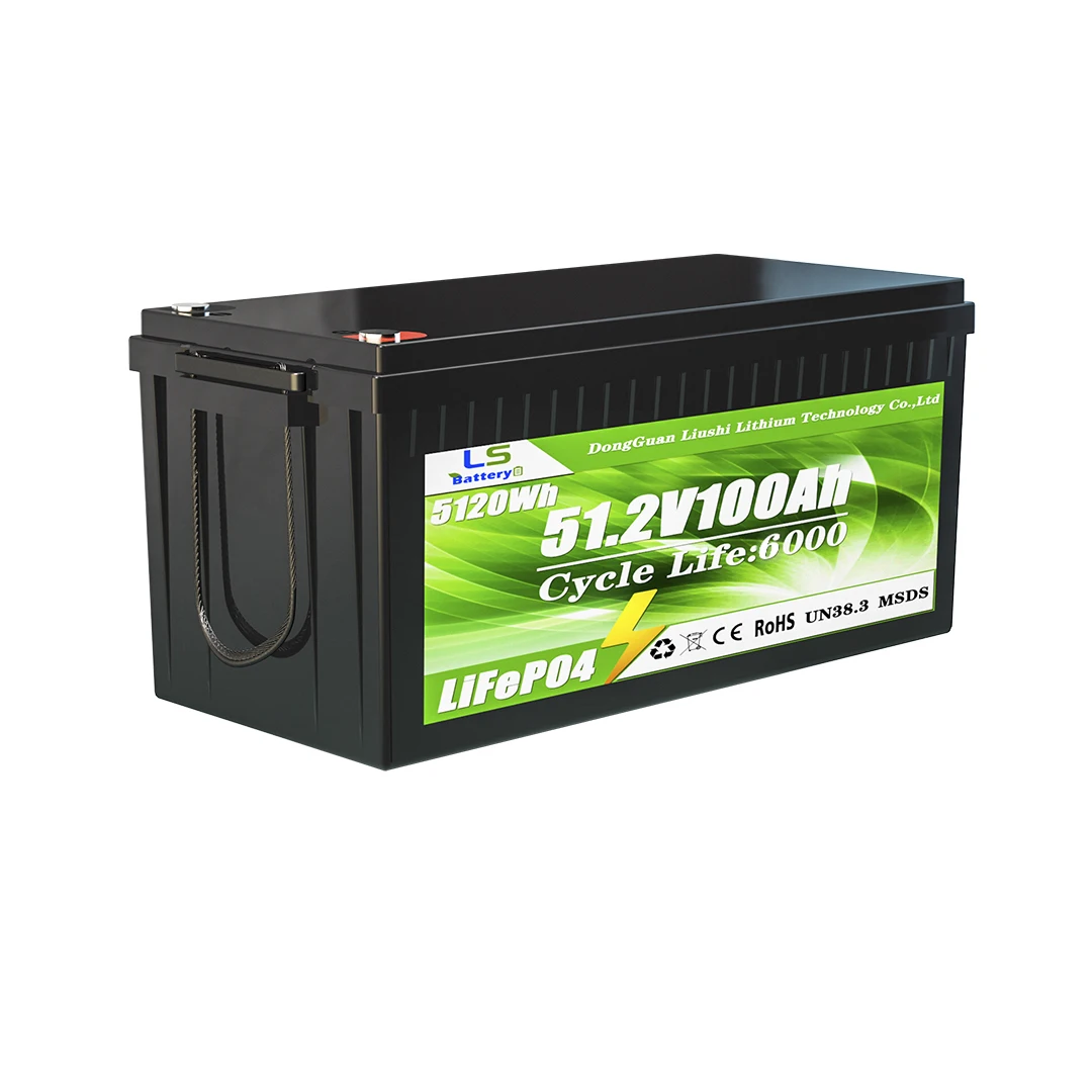 Lifepo4 battery 48V100Ah built in BMS Bluetooth big power energy storage battery 51.2v 100ah 5kwh battery pack