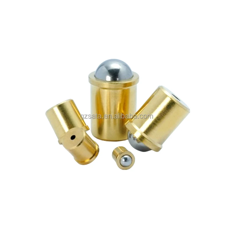Brass Spring Plungers with Stainless Steel Ball D3X4 D4X5 D5X6 D6X7 D8X9 D10X13 D12X16