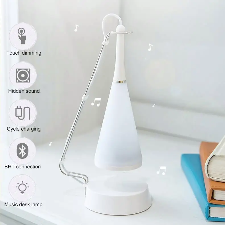 High quality cheap USB smart music led table desk lamp night light