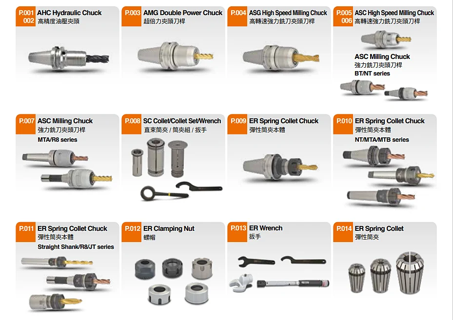 ANN WAY P5 CNC machining Tool Holder T/NT series BT30/40/50 ASC16/20 High Speed Milling Chuck for end mill cutter