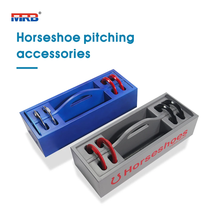 Factory Wholesale Outdoor sports games Horseshoe Sets Forged Type Iron OEM Customized Hot Steel