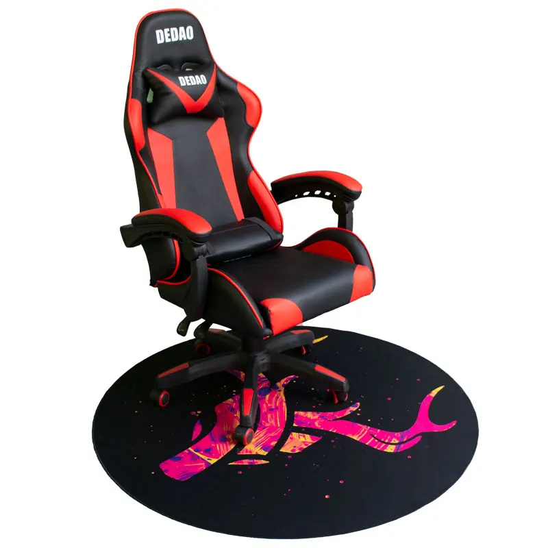 Gaming Mat Carpet Living Room Modern Round Room Rug Game Console Chair Mats