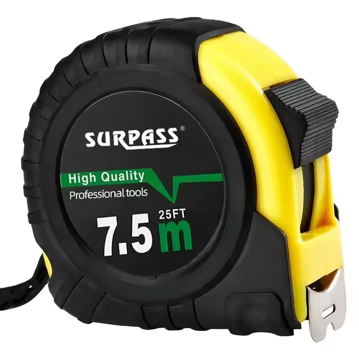 Professional Mini Style 3m/5m/7.5m Steel Tape Measures Metric and Imperial Stainless Blade Hand Tools with ABS Material