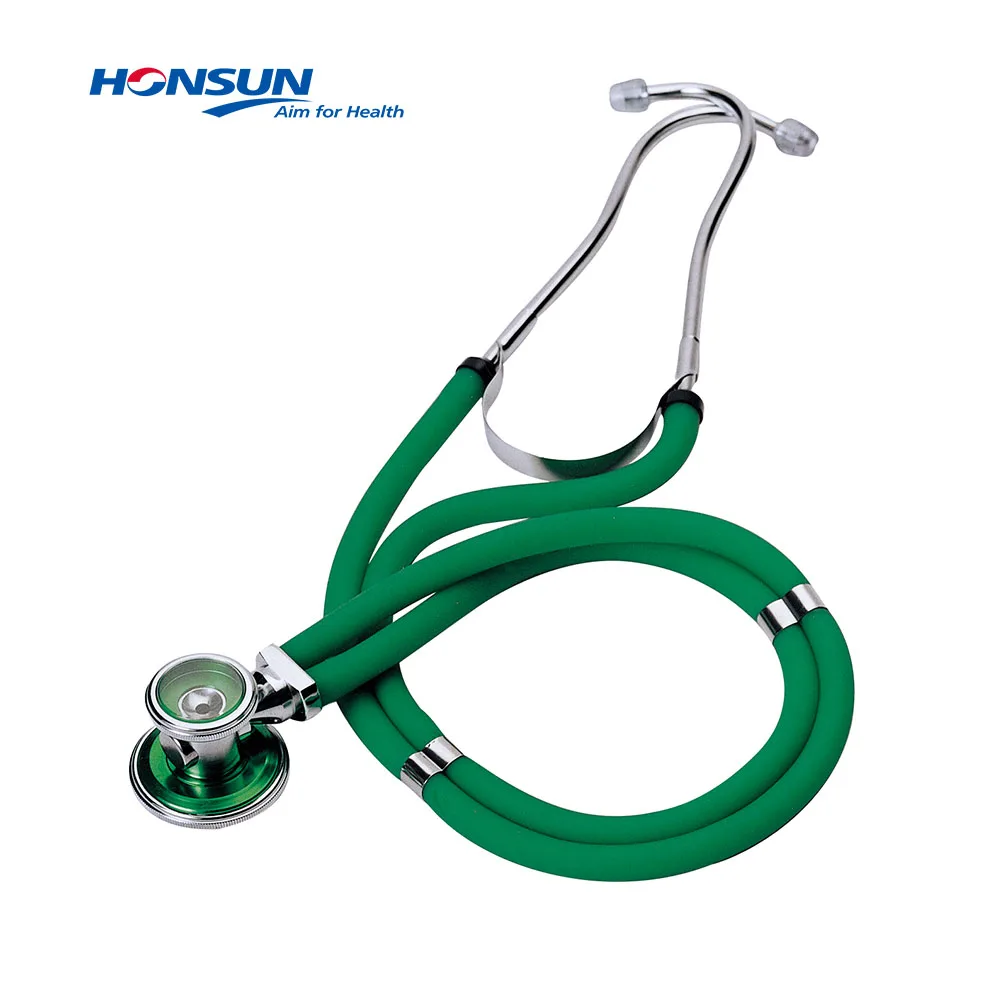 HONSUN HS-30C двойной головкой многоцветный по медицинским стандартам стетоскоп спрэга раплапорта, способный преодолевать Броды для взрослых и детей