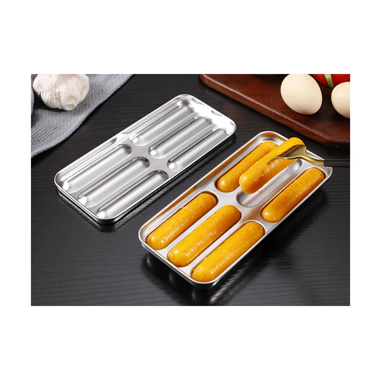 Kitchen Diy Accessories Baking Stainless Steel Creative Heat Resistant Meat Ball Hot Dog Sausage Mold