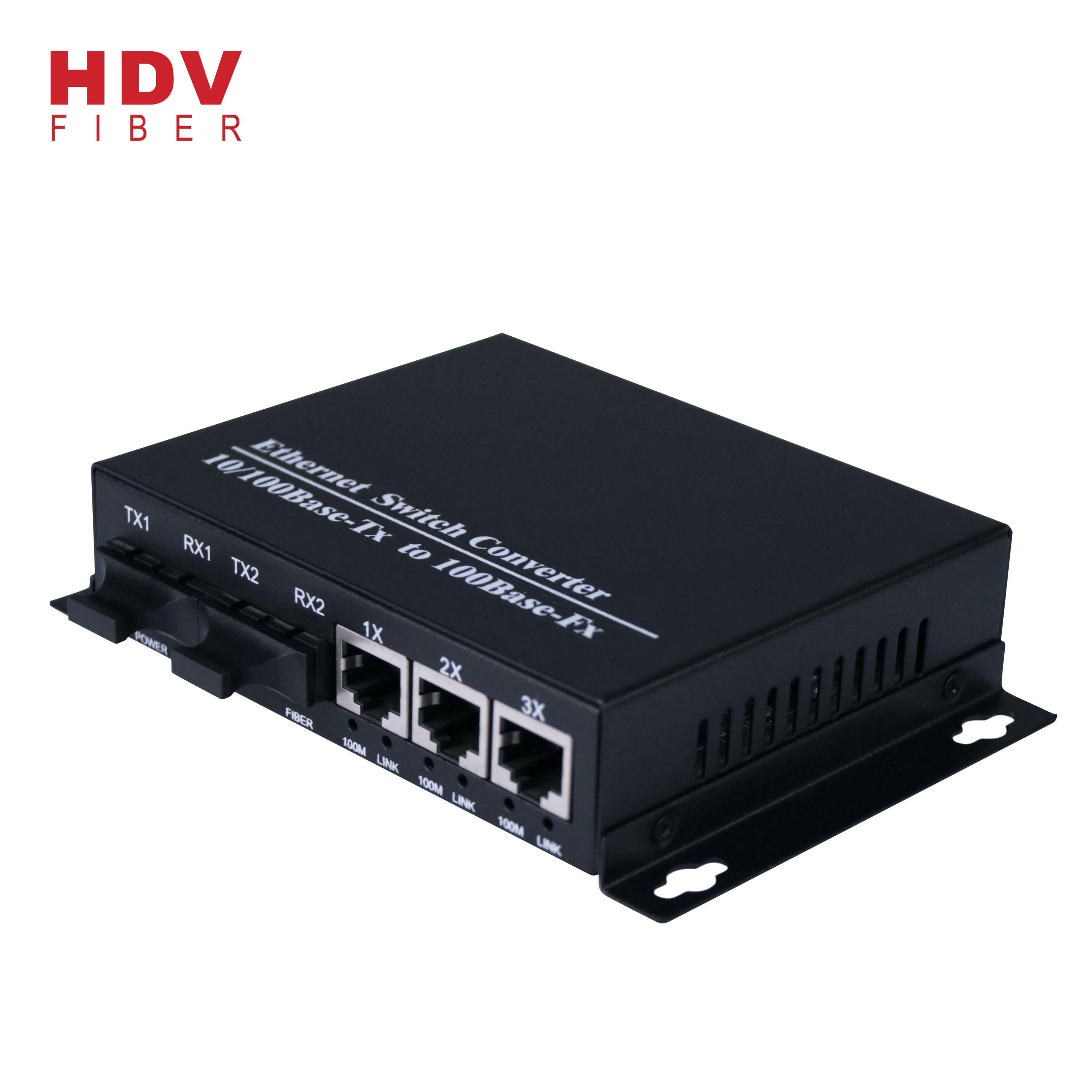 New Model Industrial Ethernet Switch Dual Fiber Compatible Huawei Industrial 3 Port Ethernet Switch