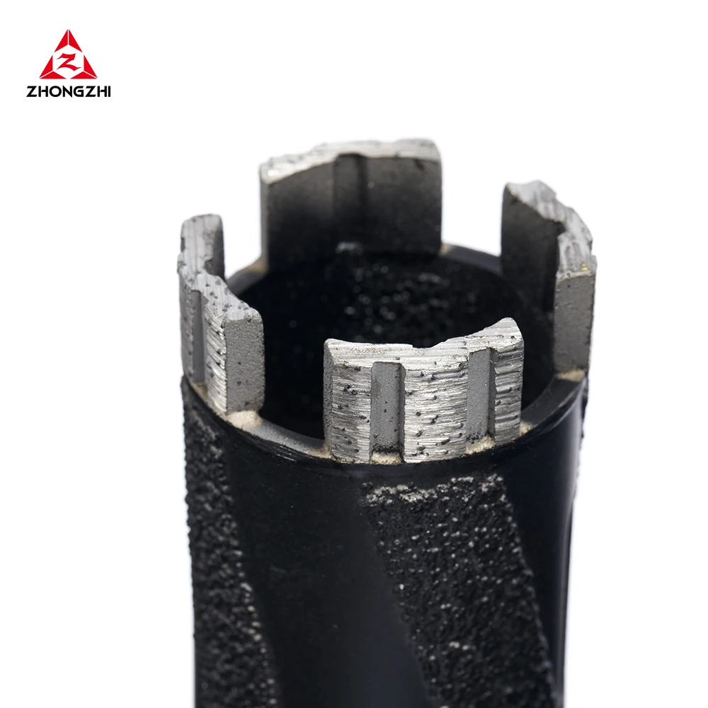 Diamond Core Drill Bit Laser Welded Diamond Hole Saw for Granite Marble Solid Block Stone Reinforced Concrete
