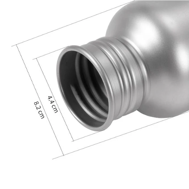 750ml pure Titanium Bottle Single-layer Sports Water Bottle Ultralight Leakproof Drinkware for Outdoor Camping Hiking