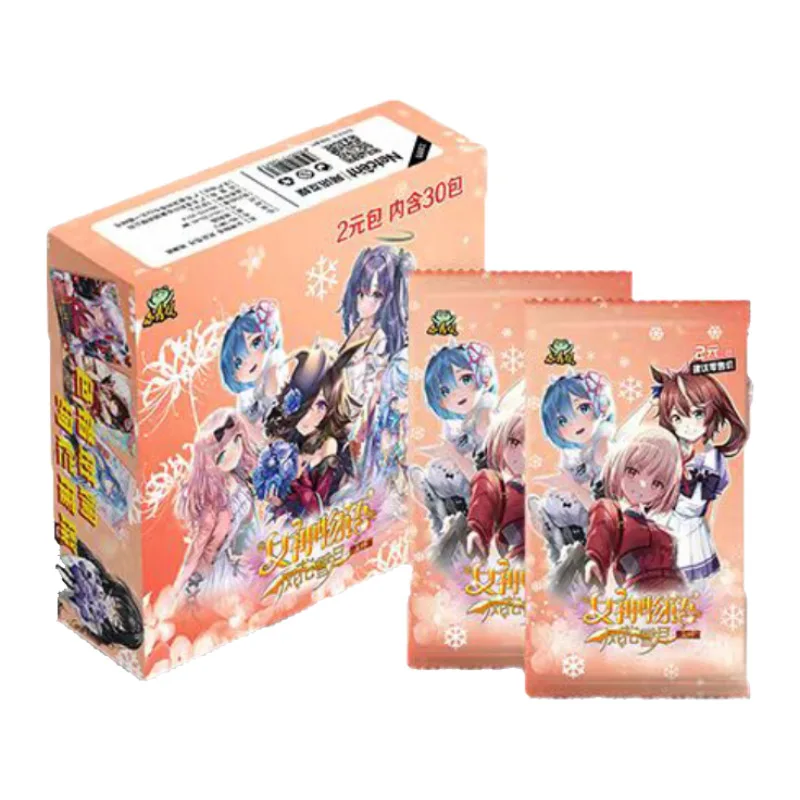 google japanese anime table Toys Family Goddess Story EVA PR Card Kid Birthday Gift Game 36/48 box wholesale Cards