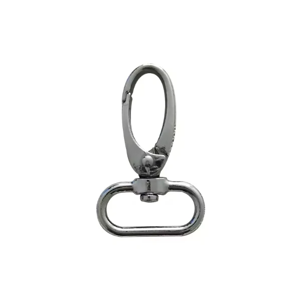 20mm High Quality Bag Accessories Luggage Strap Metal Bag Buckle Zinc Alloy Nickel Plating Carabiner Swivel Snap Hook
