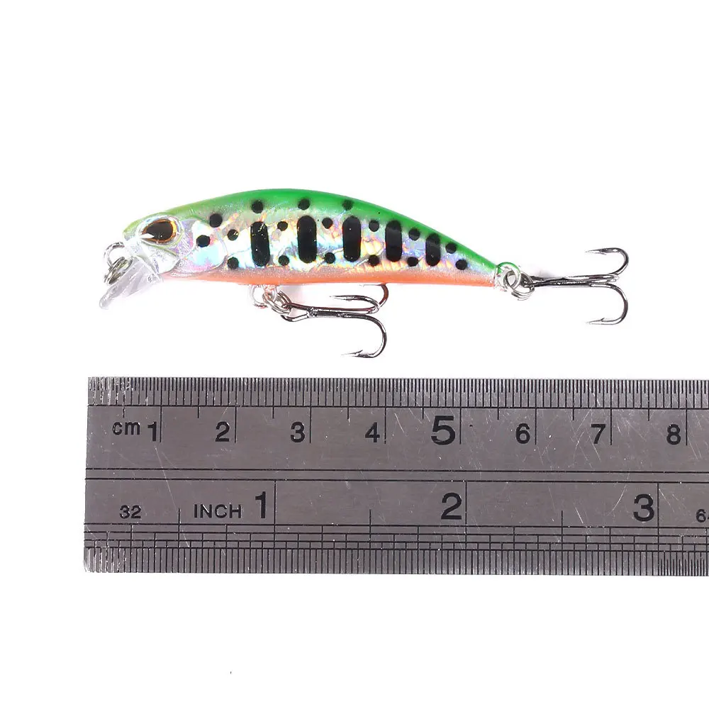 Wholesale 50mm 5g Saltwater Freshwater Hard Plastic Bait Slow Sinking Jerkbaits Suspending Minnow Fishing Lures For Trout Bass