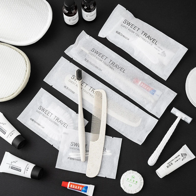 Eco Friendly Spa Bottle Shower Shampoo Toiletries Product Mini Toiletries for Hotel Travel Toiletries Kit Set