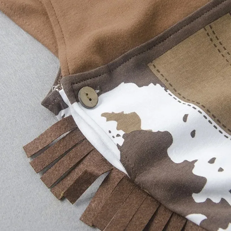 Kid Cowboy Boys 18-24 Month Fancy Western Boys Romper Toddler Wild West Western Cowboy Costume With Hat