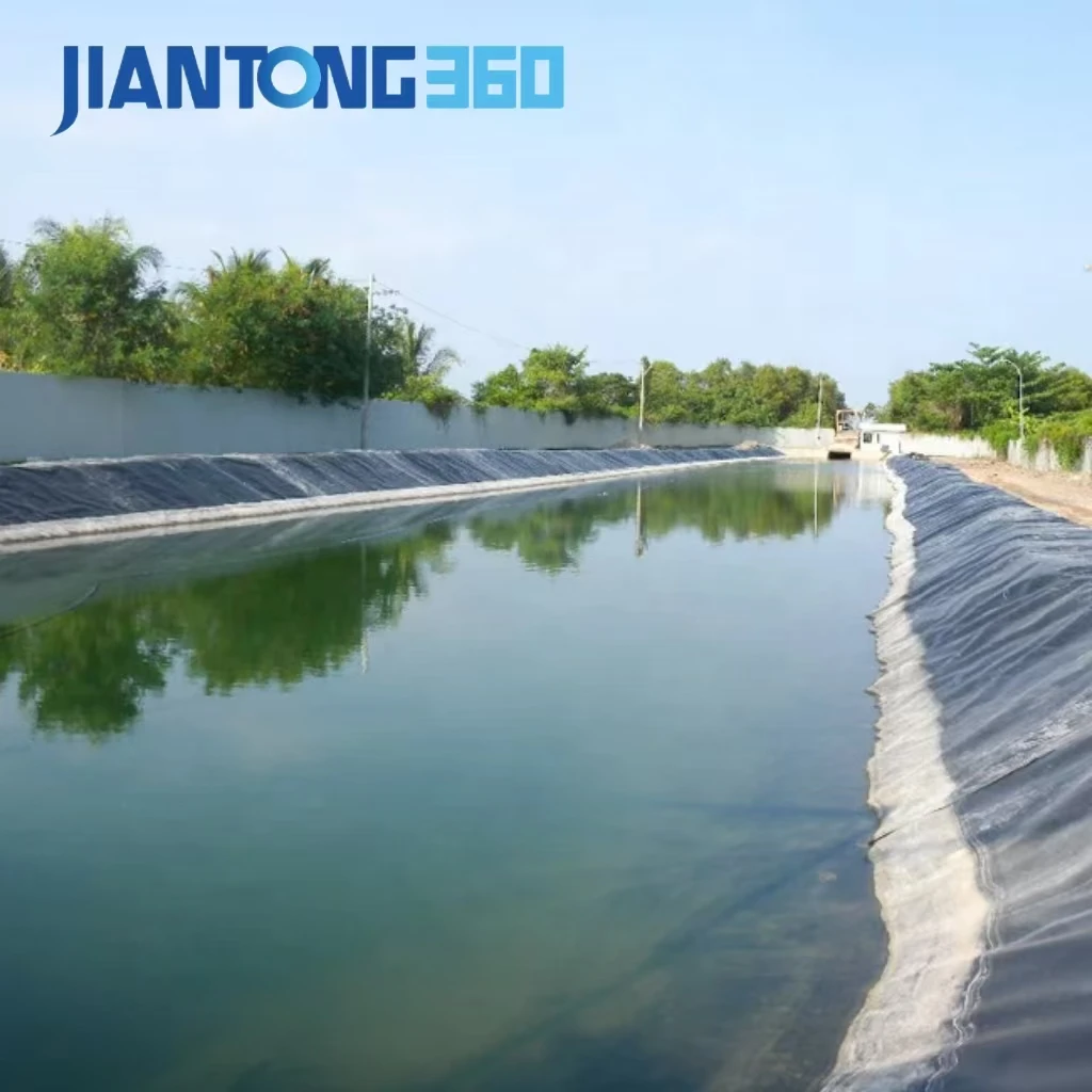 Minimalist Industrial Geomembrane Circular Tanks for Aquaculture Return and Replacement Pvc Geomembrane
