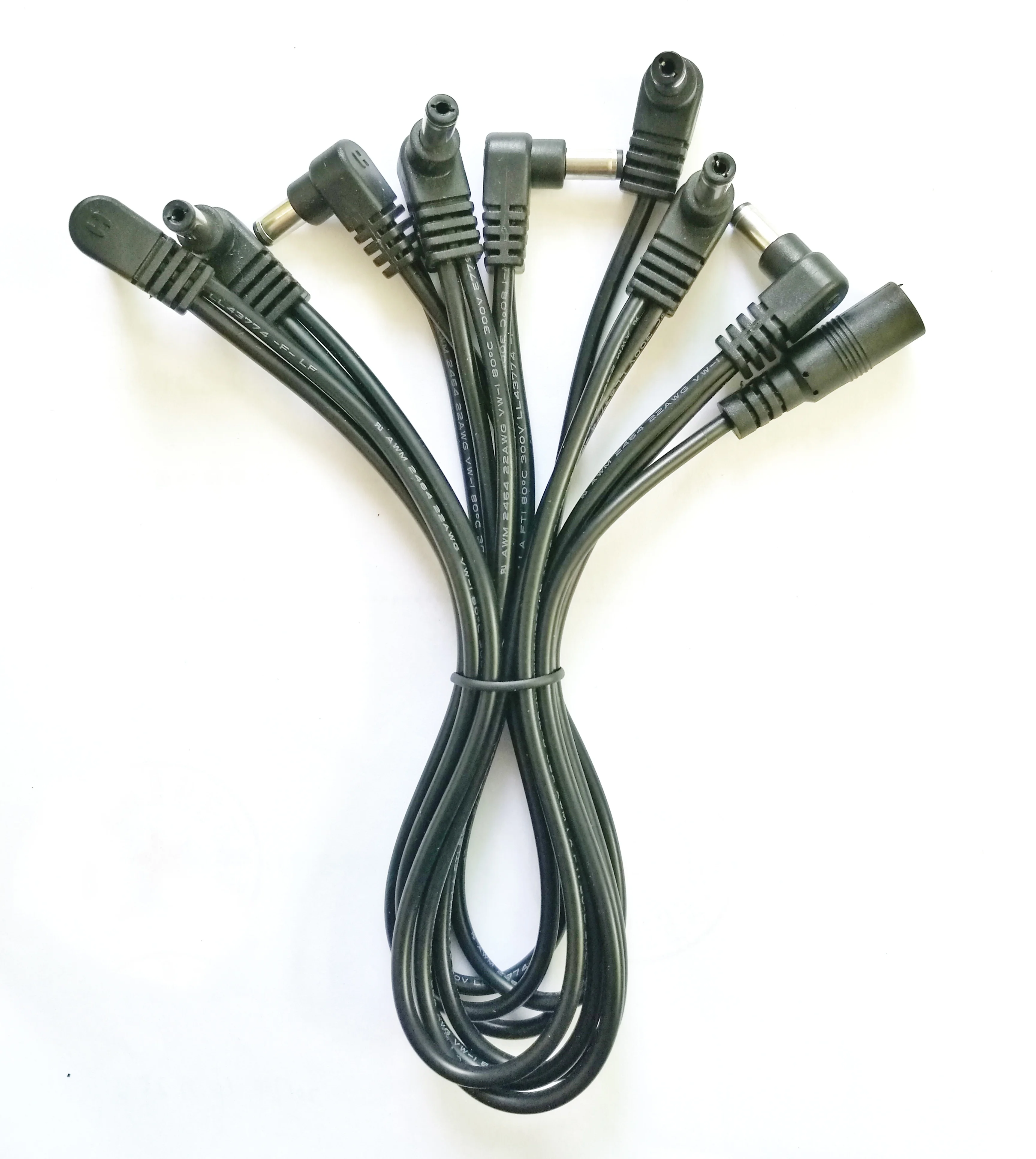 Daisy Chain Leads Cable For Guitar Effects Pedal 2, 3, 4, 5, 6, Or 8 Way Power Supply 9V