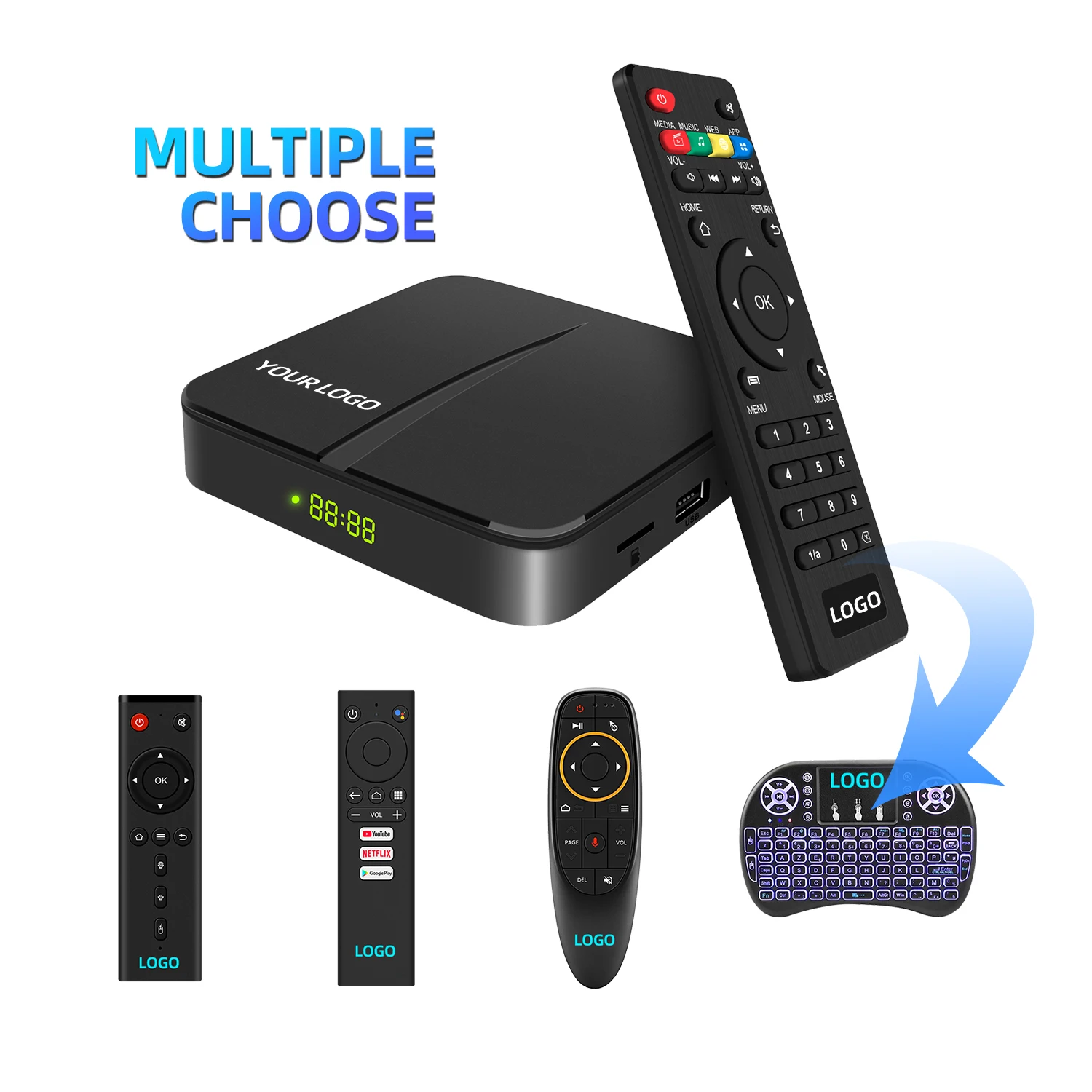 Цена по прейскуранту завода-изготовителя HD Android 9 0 TV box OEM ODM ручная пресс-форма для quad-core Wi-Fi-2.4G 4K BT5.0 100/1000 м ТВ