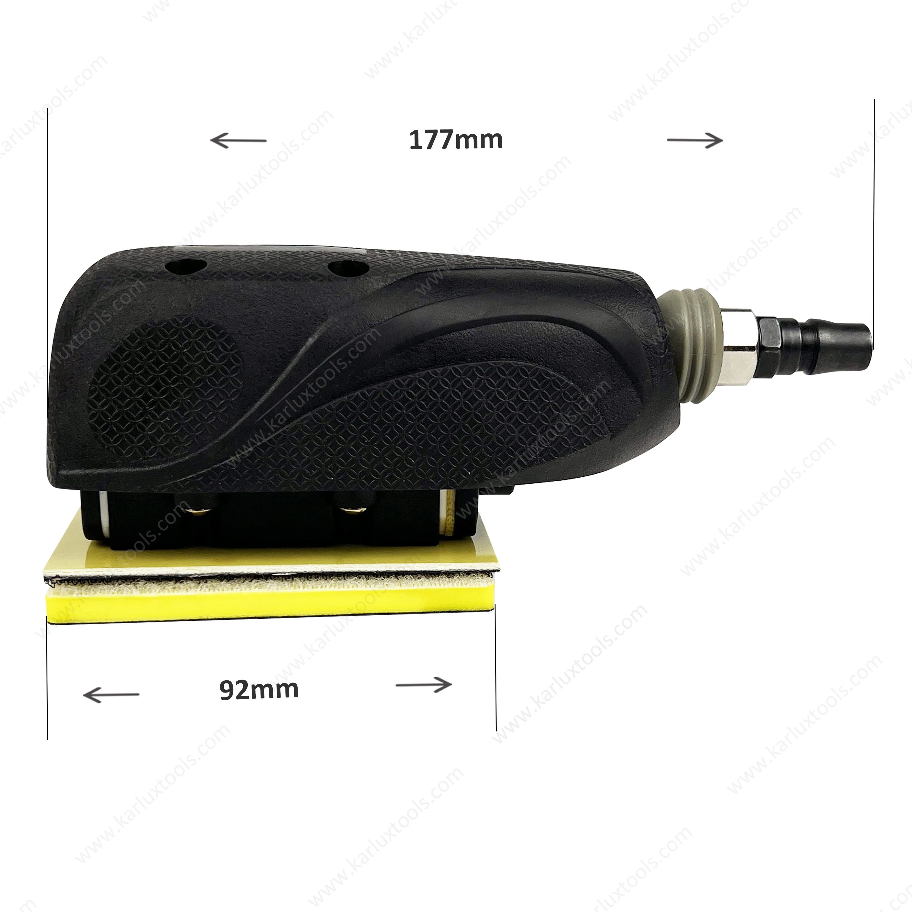 6000RPM Sandpaper Square Sander Pneumatic Profile Sander Air Straight Line Sander for Wood Metal Furniture Grinding Polishing