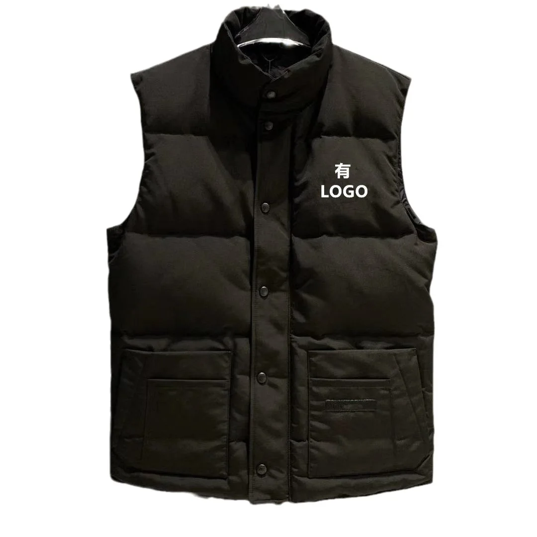 wholesale High quality Designer luxury Famous down vest couple Down puffer vest men