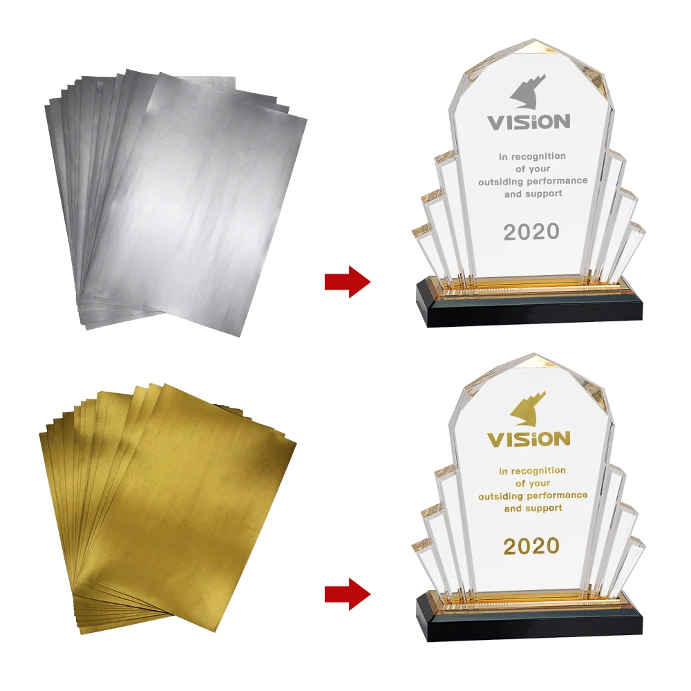 Laser heat transfer paper for crystals plaques glass ceramic cups