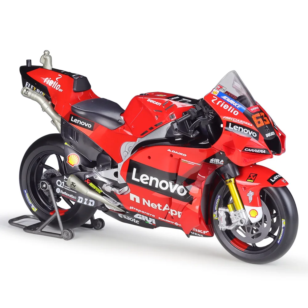 Maisto 1:6 масштаб Ducati гоночная команда 2022 модель мотоцикла из сплава солдатская коллекция украшений автомобиля
