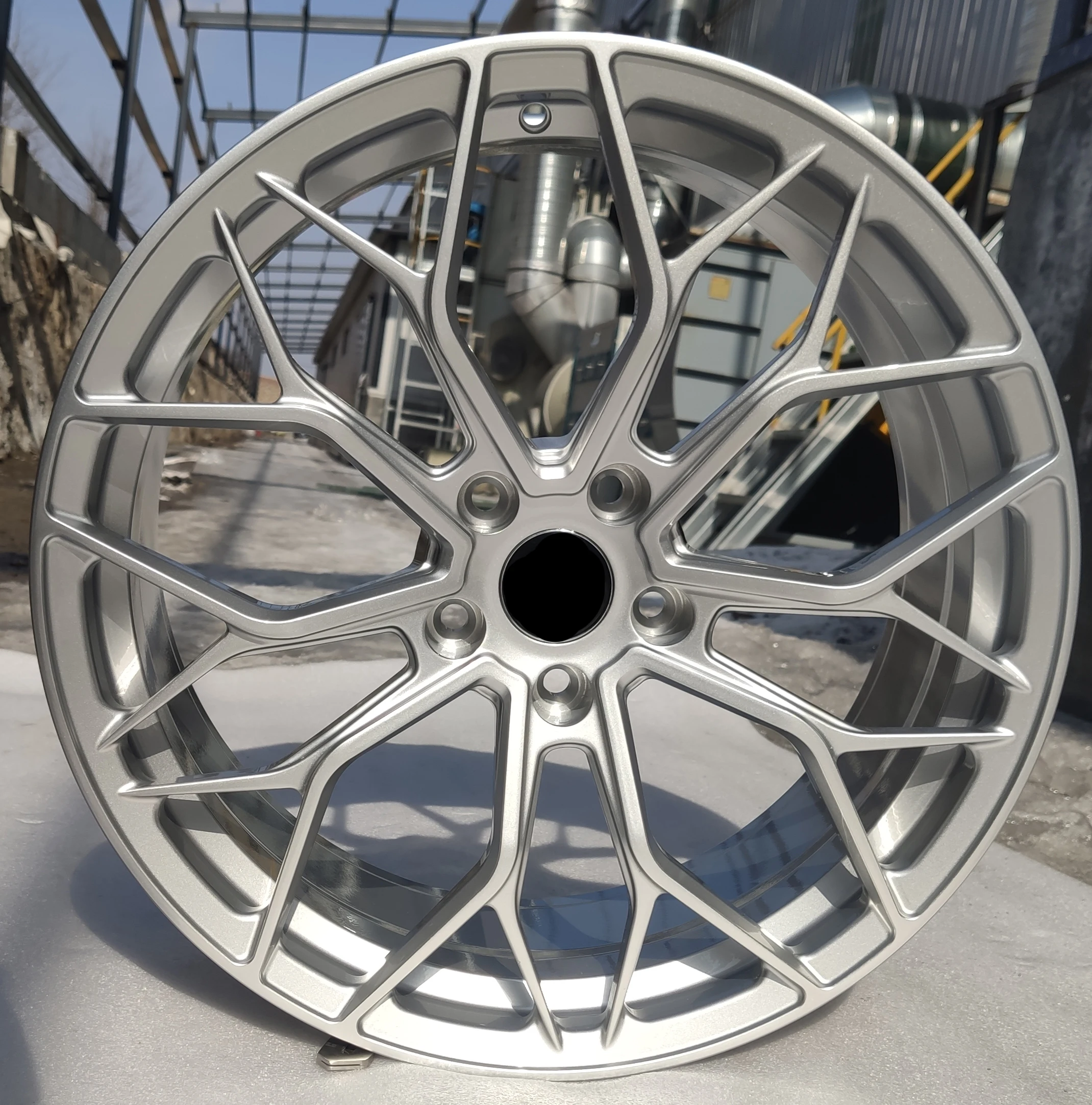 Sliver+Bronze Custom Replacement Rims 18 To 20 Inch 5X120 Monoblock Alloy Wheel Rims For Bmw X5 F15 G20 F30 E90 E30 All Series