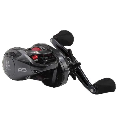 LUTAC Speed 6.4:1 9+1 NMB stainless steel corrosion resistant bearing 258GHigh strength polymer body wire cup Casting Reel