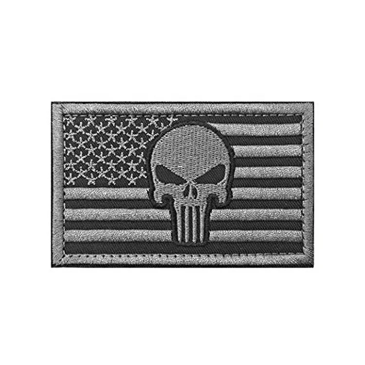 Custom Manufacturer Tactical Vest Patch Backpack Hat Jacket Accessories Patches Embroidery Hook and Loop