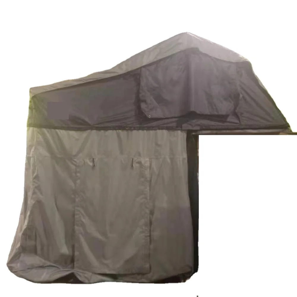 Лучшее качество большой размер водонепроницаемая Складная УФ-защищенная автомобильная палатка на крыше с мягким верхом приложением